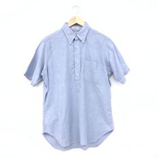 インディビジュアライズドシャツ/シャツ/ボタンダウン/プルオーバー/ブルー/16/襟・裾うす汚れ
