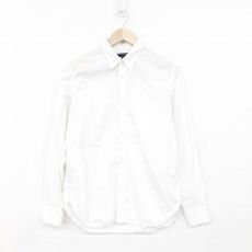 コムデギャルソンオム/綿ブロードシャツ/ホワイト/HH-B101/21AW/S/襟薄汚れ