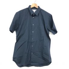 コムデギャルソンシャツ/半袖レギュラーカラーシャツ/FZ-B071/ネイビー