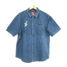 シュプリーム/半袖ワークシャツ/Doughboy SS Work Shirt/22AW/インディゴ