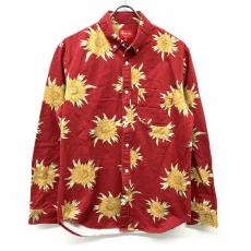 シュプリーム/サンフラワーシャツ/15SS/Sunflower Shirt/レッド/使用感