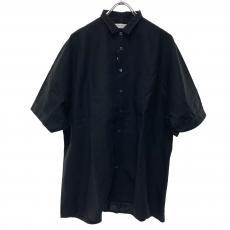 トゥモローランド/リネンショートスリーブセミワイドカラーシャツ/22SS/ブラック