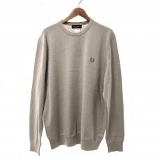 フレッドペリー/クルーネックニット/Classic Crew Neck Jumper/ウールコットン/K9601/ベージュ