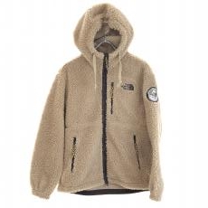 ザノースフェイス ホワイトレーベル/フリースフーディ/PLAY GREEN FLEECE HOODIE/NJ4FM57C/ベージュ