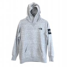 ザノースフェイス/プルオーバーパーカー/スクエアロゴフーディ/Square Logo Hoodie//NT12035/グレー