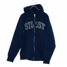 ステューシー×チャンピオン/ジップアップパーカー/WINDSTOPPER ZIP UP PARKER/ブラック