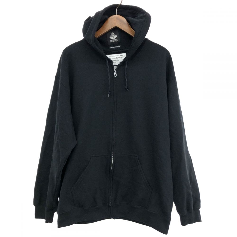マウンテンリサーチ/ジップアップパーカー/Protester Zip Hoody/MTR-2894P/ブラック/使用感