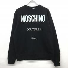 モスキーノ/ロゴスウェット/Couture/ブラック