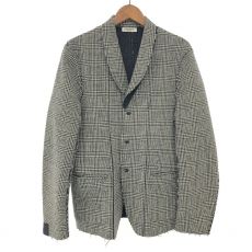 エンジニアードガーメンツ×エヌハリウッド/3Bスナップボタンジャケット/リバーシブル/グレンチェック/WELLWASH WOOL/912-JK01