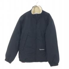 シュプリーム/フリースジャケット/ポーラテックライン/リバーシブル/ゴアテックス/GORE-TEX Reversible Polartec Lined Jacket/22SS/ブラック/裾汚れ