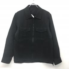 セオリープロジェクト/ジップアップジャケット/Cotton Wool TWL Ms03/22AW/ブラック