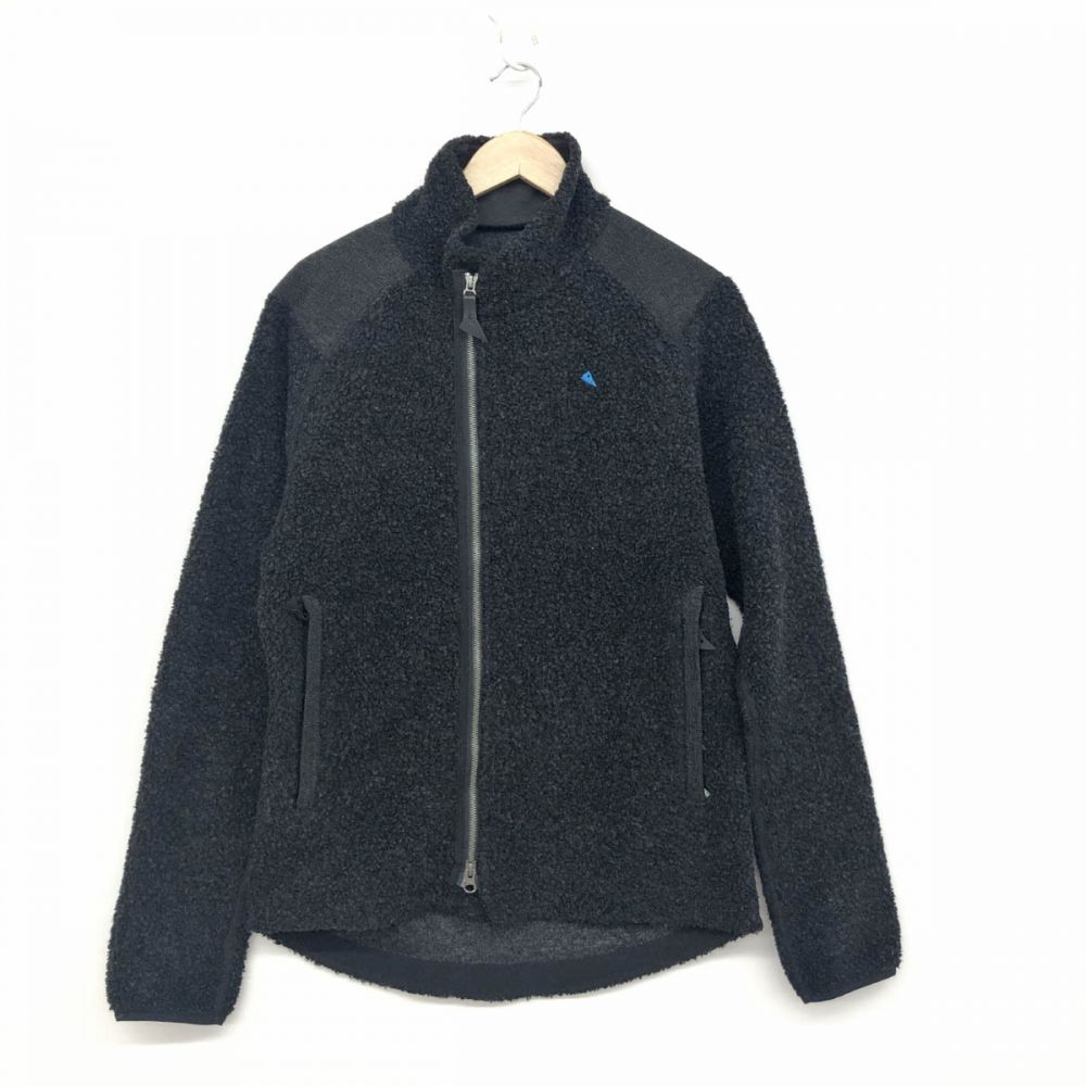 クレッタルムーセン/フリースブルゾン/スコールジップ/Skoll Zip M's/チャコールグレー/毛羽立ち