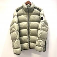 ストーンアイランド/ナイロンサテンダウンジャケット/791544028/ガーメントダイ/23AW/グリーン