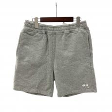 ステューシー/スウェットショートパンツ/stock logo short/23SS/グレー