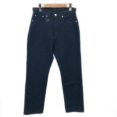 ソフネット/デニムパンツ/WASHED LINEN DENIM STANDARD PANTS/SOPH-240001/インディゴ
