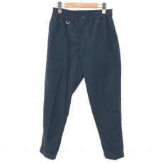 ソフネット/イージーパンツ/SUMMER STRETCH WOOL TAPERED EASY PANTS/SOPH-240011/ウール/ネイビー