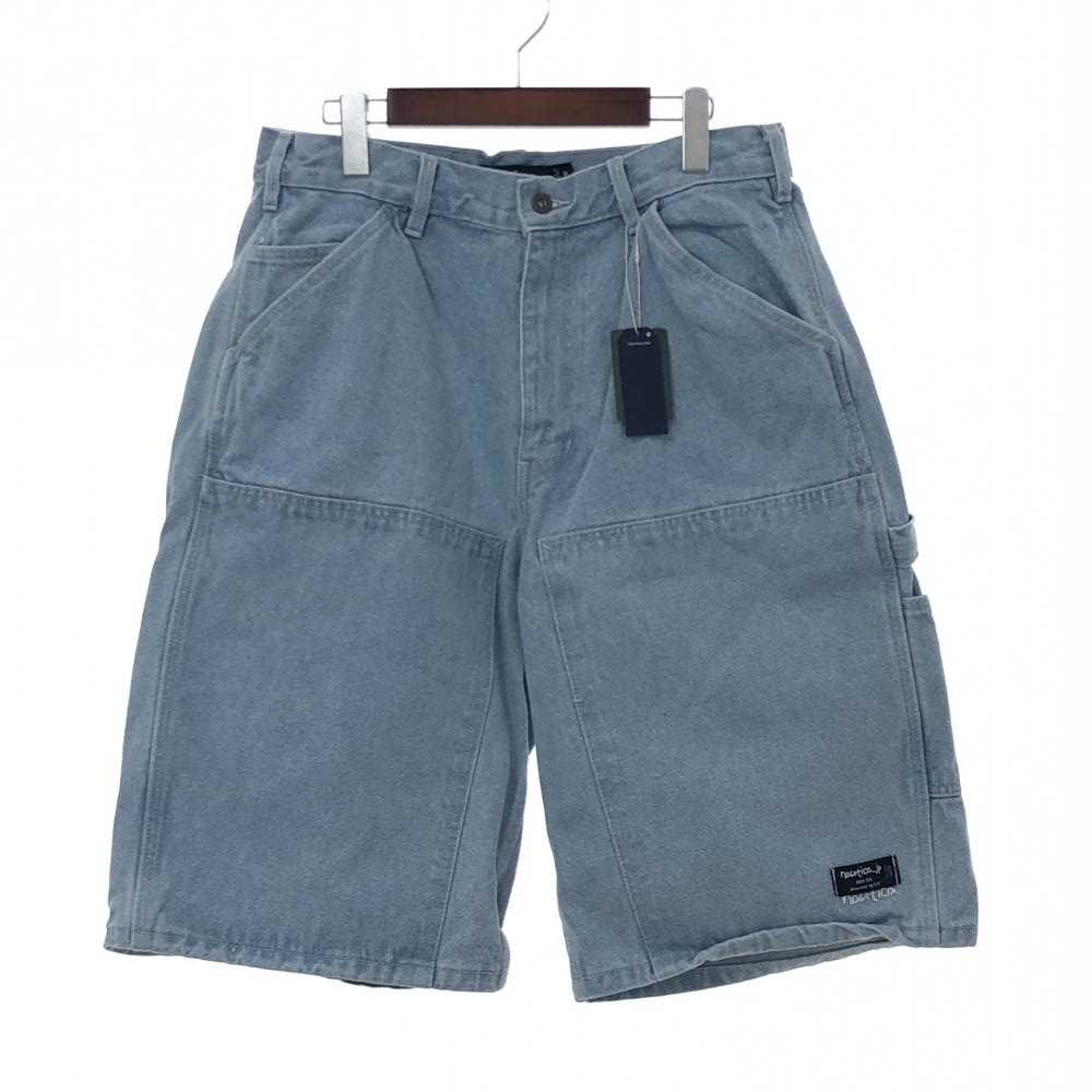 ノーティカ/ダブルニーデニムショートパンツ/Double Knee Denim Painter Shorts/ライトブルー