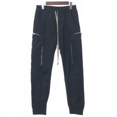 リックオウエンス/カーゴジョグパンツ/TECUATL CARGO JOG PANTS/ブラック