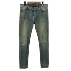 サンローランパリ/デニムパンツ/ダメージ加工/394100/15AW/インディゴ