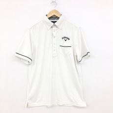 キャロウェイ/ポロシャツ/241-957526/ホワイト/ゴルフウェア