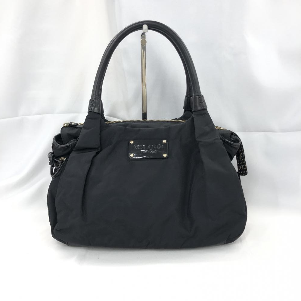 kate spade ケイトスペード ナイロン おりたたま マルチボーダー
