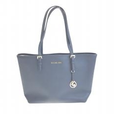 マイケルコース/トートバッグ/ネイビー/型崩れ有