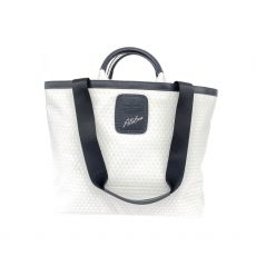 ペレボルサ/2スタイルラージトートバッグ/アルディ/Hardi/PVCメッシュコート/参考価格¥29700/ホワイト