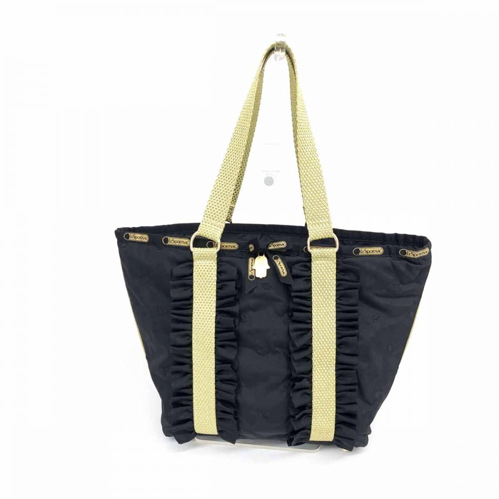 未使用品！ レスポ × マヌーシュ ゴールド フリル ポーチ - メルカリ