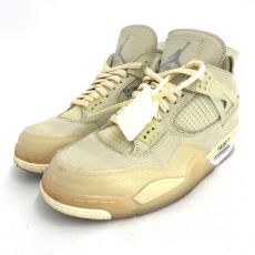 ナイキ/スニーカー/オフホワイト WMNS AIR JORDAN 4 SP/ベージュ