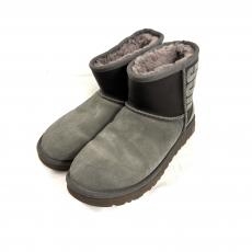 アグ/ブーツ/CLASSIC MINI/UGG　RUBBER/グレー