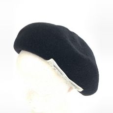 カシラ×アンディウォーホル/ベレー帽子/パンチング/ブラック