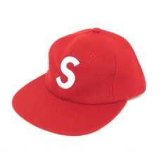 シュプリーム/帽子/ウールキャップ/Sロゴ