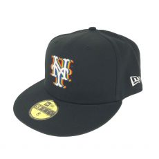 ニューエラ/キャップ/59fifty/ニューヨークメッツ/レインボー/ブラック