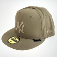 ニューエラ/キャップ/59fifty/ニューヨークヤンキース/コーデュラナイロン/ベージュ