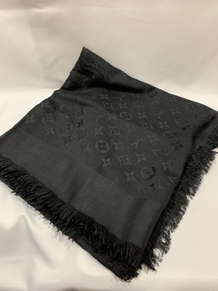 MONOGRAM SHAWL BLACK (M71329) – REDELUXE