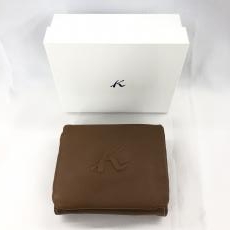 キタムラ/二つ折り財布/レザー/ブラウン