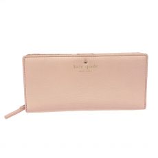ケイトスペード/長財布/レザー/ピンク/内糊汚れ有