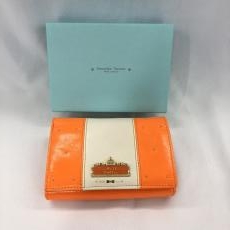 サマンサタバサプチチョイス/二つ折り財布/PVC/オレンジ