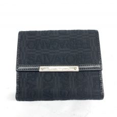 サルヴァトーレフェラガモ/二つ折り財布/ブラック