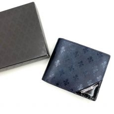 パトリックコックス/二つ折り財布/PVC/ネイビー