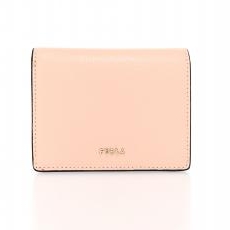 フルラ/二つ折り財布/PVC/ピンク