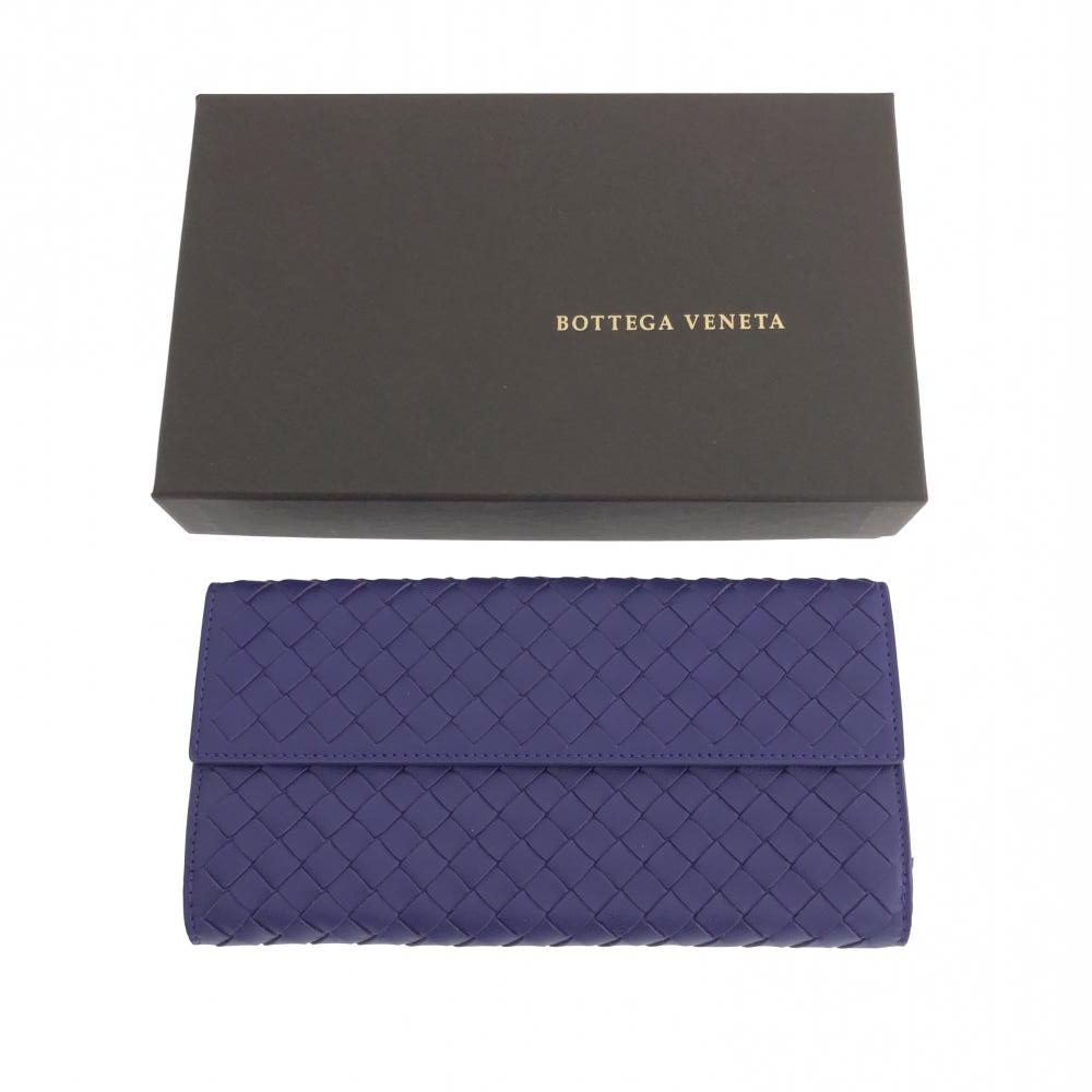 ボッテガ 長財布 パープル （BOTTEGA VENETA ボッテガ/ブランド