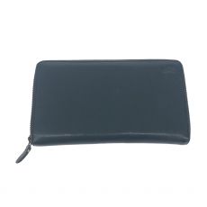 ポロラルフローレン/ラウンドファスナー長財布/レザー/ネイビー