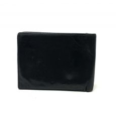 メゾンマルタンマルジェラ/二つ折り財布/レザー/ブラック
