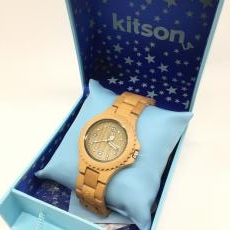 キットソン/腕時計/ウッド