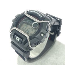 Gショック/腕時計/GL-140/ジーライド/SS×レジン/シルバー×ブラック/替えベルト付/バックライト不点灯/スレ