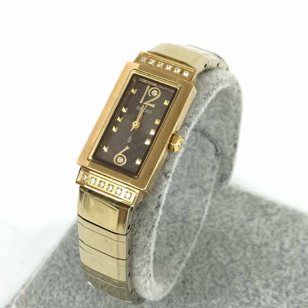 1N01-0DY0 SEIKO セイコー 時計 ルキア ゴールドカラー尾錠純正品 - 時計