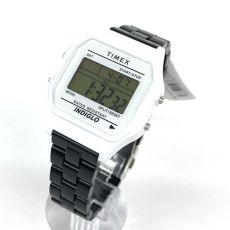 タイメックス/腕時計/TW2V20100-1/クラシックデジタル/タイルコレクション/クォーツ/レジン/ホワイト×ブラック/箱付