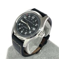 ハミルトン/腕時計/カーキフィールド/H704450/自動巻き/SS×レザー/ベルト使用感有