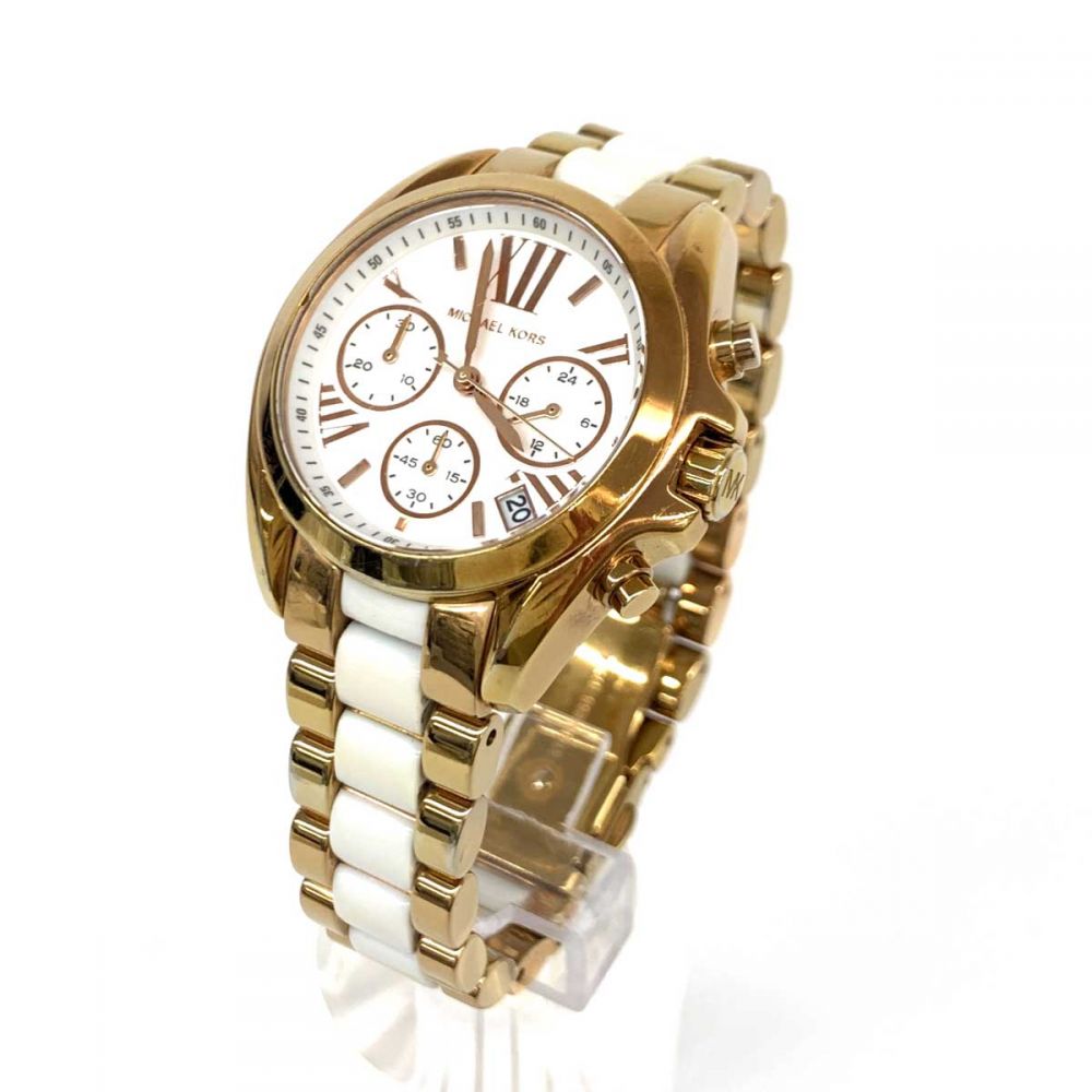 Michael Kors ローズゴールド 時計 乗り切り MKロゴ